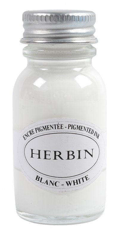 Herbin Pigmented Ink 15 ml - Weiß
