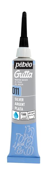 Pebeo Gutta Silk Outliner 20 ml - 11 - Pearl Silver
