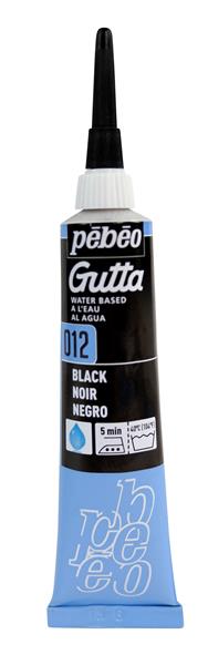 Pebeo Gutta Silk Outliner 20 ml - 12 - Schwarz