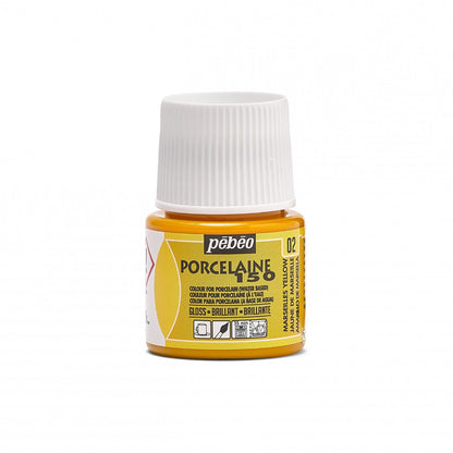 Pebeo Porcelaine 150 Porzellanfarbe 45 ml - 02 - Jaune de Marseille