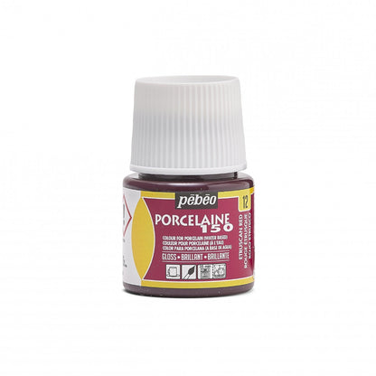 Pebeo Porcelaine 150 Porzellanfarbe 45 ml - 12 - Rouge Etrusque