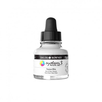 Daler-Rowney System3 Acrylic Ink 29.5 ml - Titanium White
