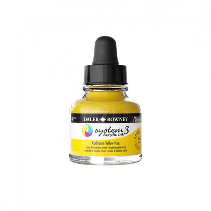 Daler-Rowney System3 Acrylic Ink 29.5 ml - Cadmium Yellow Hue