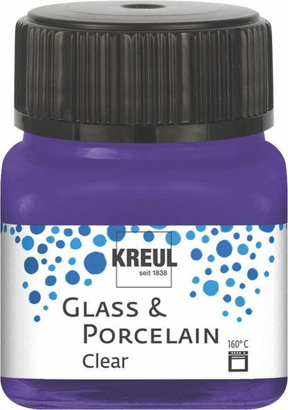 Kreul Glass & Porcelain Clear 20 ml - Violett