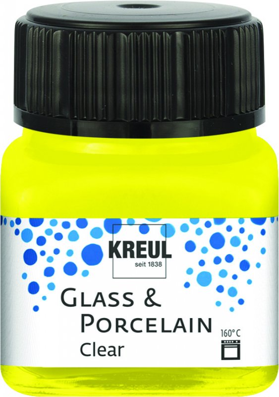 Kreul Glass & Porcelain Clear 20 ml - Gelb