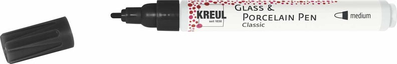 Kreul Glass & Porcelain Porseleinstift Classic - Schwarz