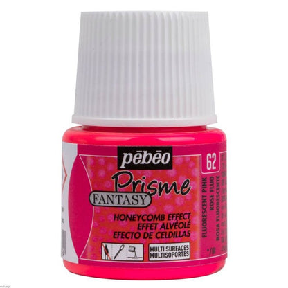 Pebeo Fantasy Prisme Effektfarbe 45 ml - Fluoreszierend Roze
