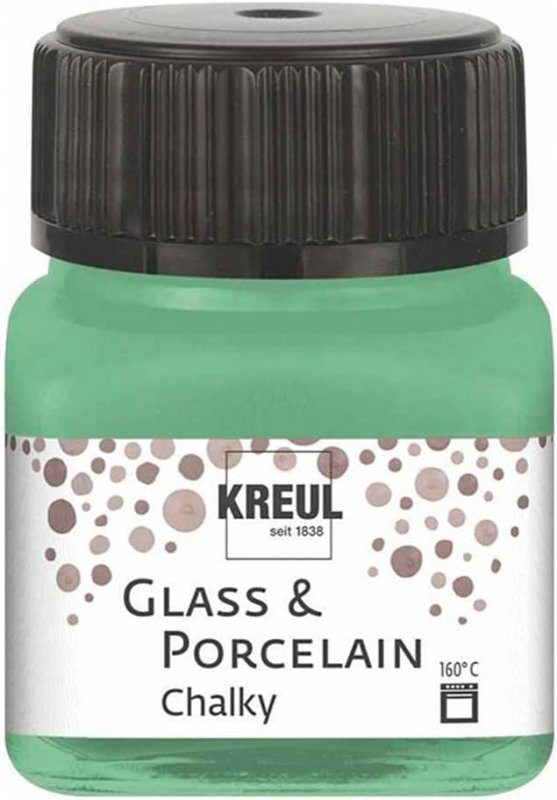 Kreul Glas- und Porzellanfarbe Chalky 20 ml - Rosemary Green