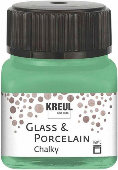 Kreul Glas- und Porzellanfarbe Chalky 20 ml - Rosemary Green