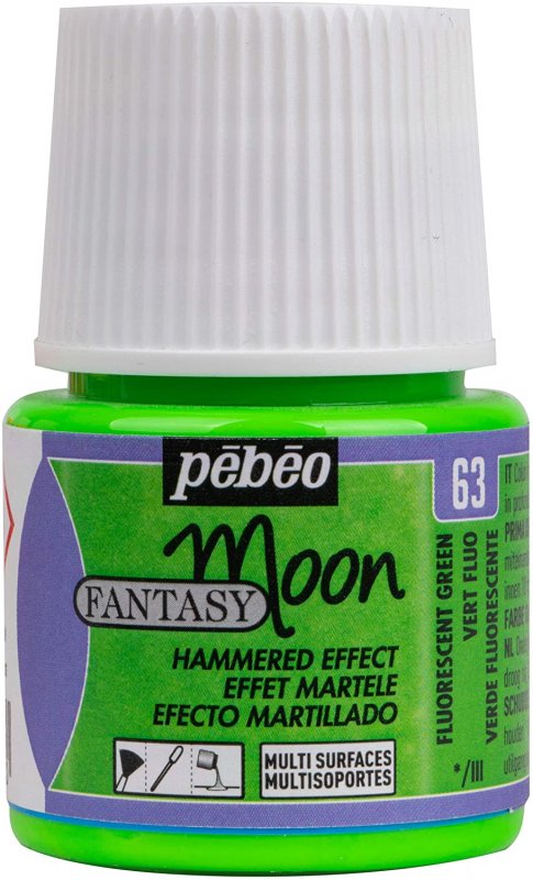 Pebeo Fantasy Moon Effektfarbe 45 ml - Fluoreszierend Green
