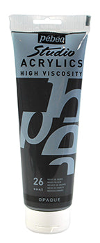 Pebeo Studio Acrylfarbe 250 ml - Mars Black