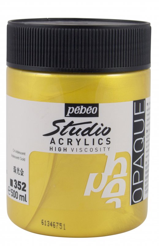 Pebeo Studio Acrylfarbe 500 ml - 352 - Gold