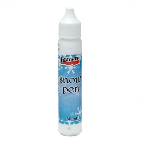 Pentart Snow Paste und Schneepaste - Snow Paste Pen - 30 ml