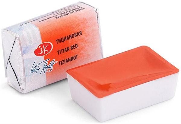 White Nights Watercolour Pan 2.5 ml - Kleuren N-Z - Titian Red
