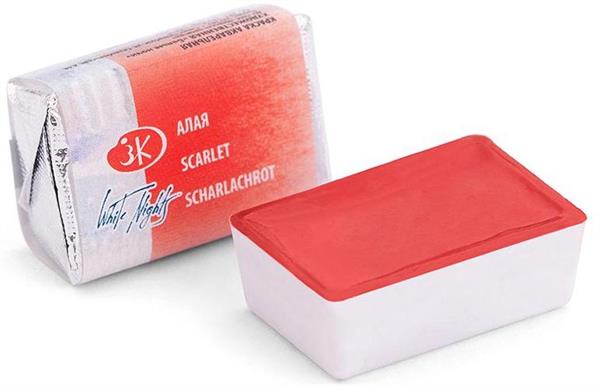 White Nights Watercolour Pan 2.5 ml - Kleuren N-Z - Scarlet
