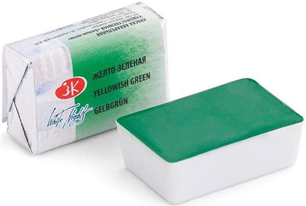 White Nights Watercolour Pan 2.5 ml - Kleuren N-Z - Yellow-Green