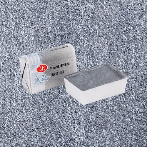 White Nights Watercolour Pan 2.5 ml - Kleuren N-Z - Silver Deep