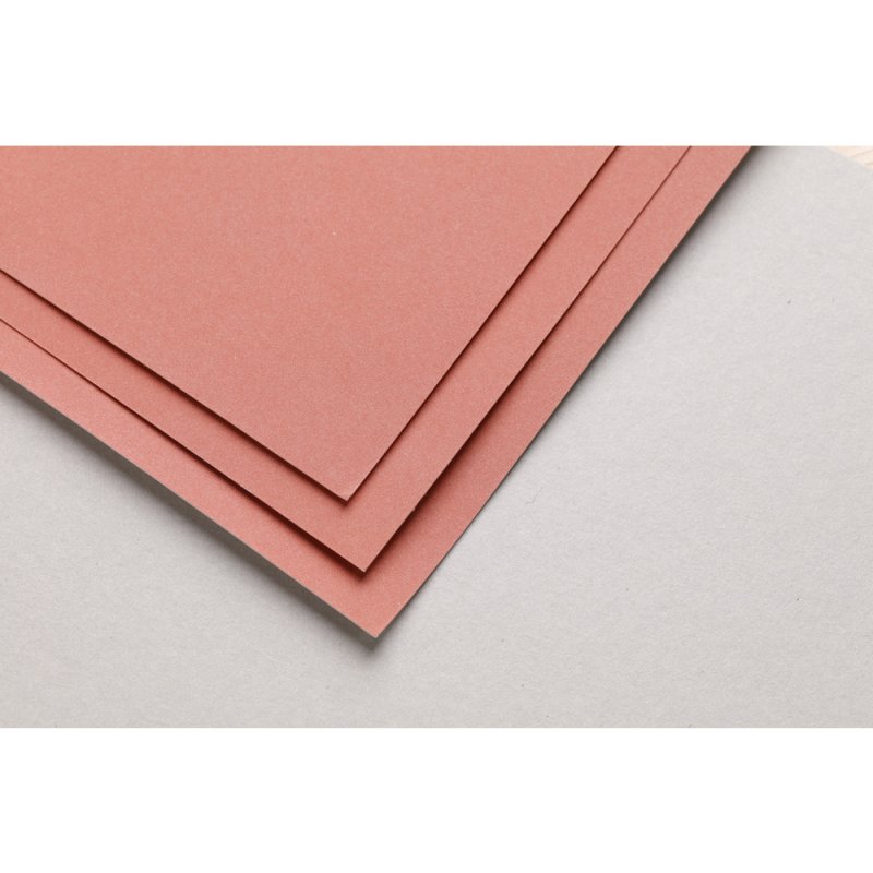 Clairefontaine Pastelmat Pastellpapier 24 x 32 cm - 5 Blatt - Rötel - 24 x 32 cm - 5 Blatt