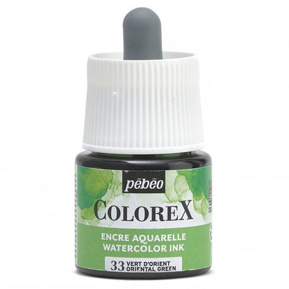 Pebeo Colorex Aquarelltinte 45 ml - 33 - Orientgrün
