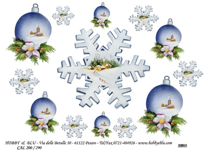 Hobby & Blu Printed Decoupage Rice Paper 43 x 32 cm - Design 290