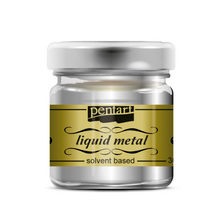 Pentart Vloeibare Metaalverf 30 ml - Silber