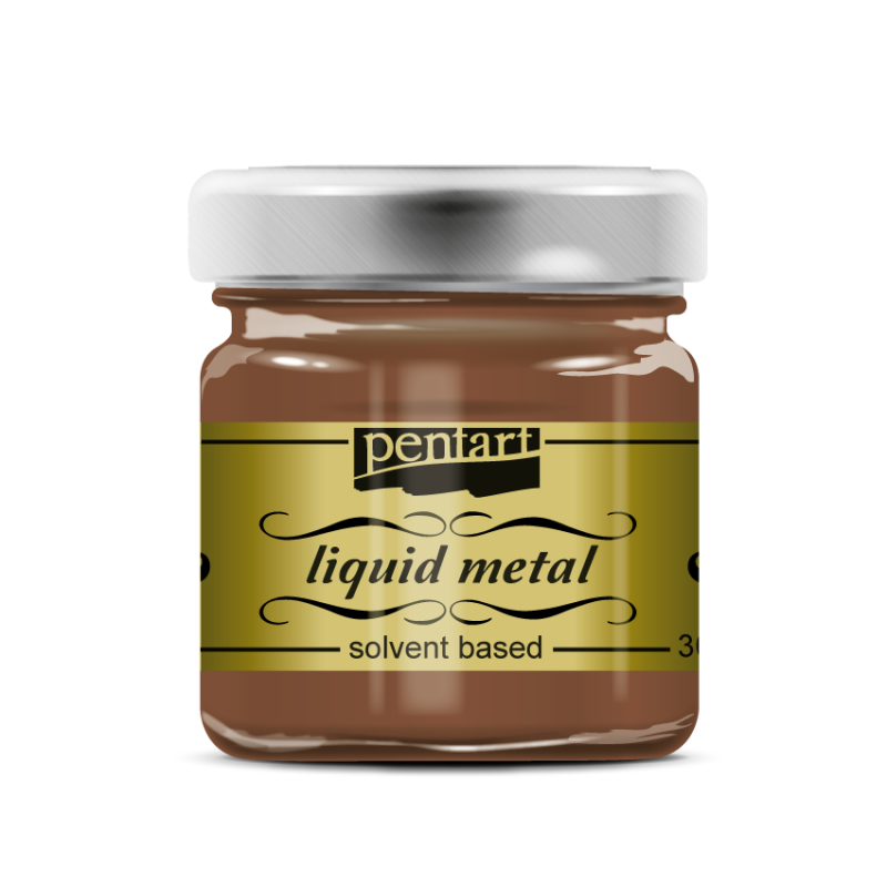 Pentart Vloeibare Metaalverf 30 ml - Kupfer
