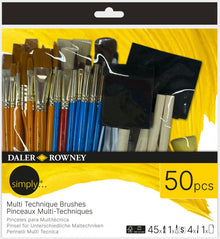 Daler-Rowney Simply Ultimate Mixed Media Pinselset - 50 Stück