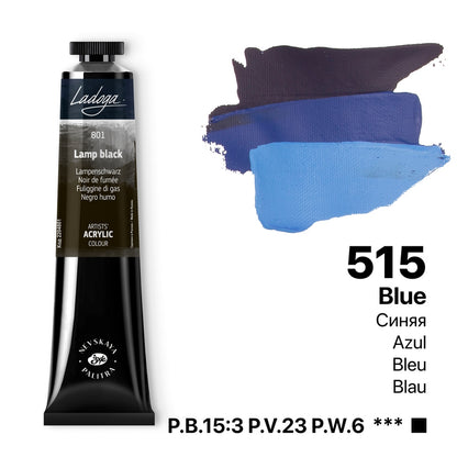 Ladoga Acrylic Paint 46 ml - Blau