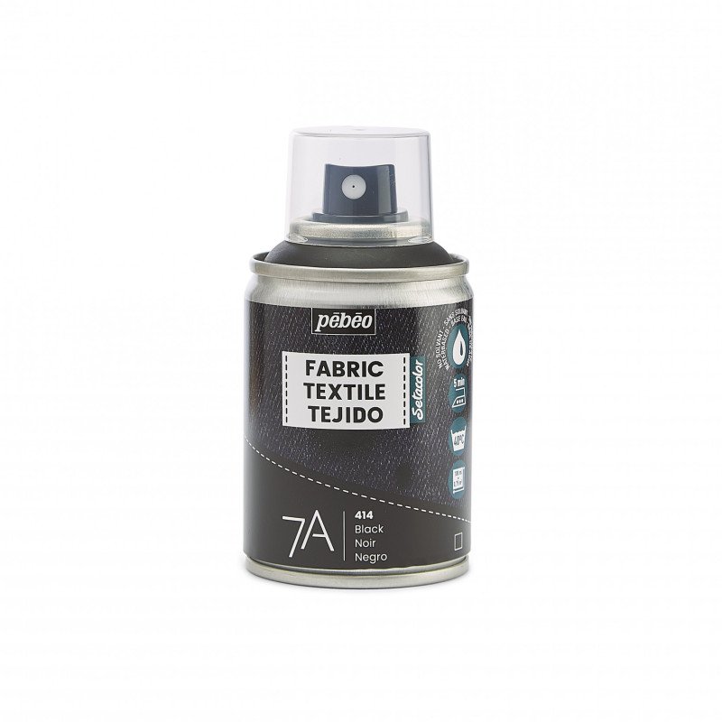 Pebeo 7A Textielspray 100 ml - Schwarz