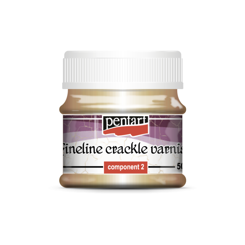 Pentart Fineline 2-Komponenten Craquelé Firnis