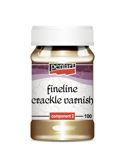 Pentart Fineline 2-Komponenten Craquelé Firnis
