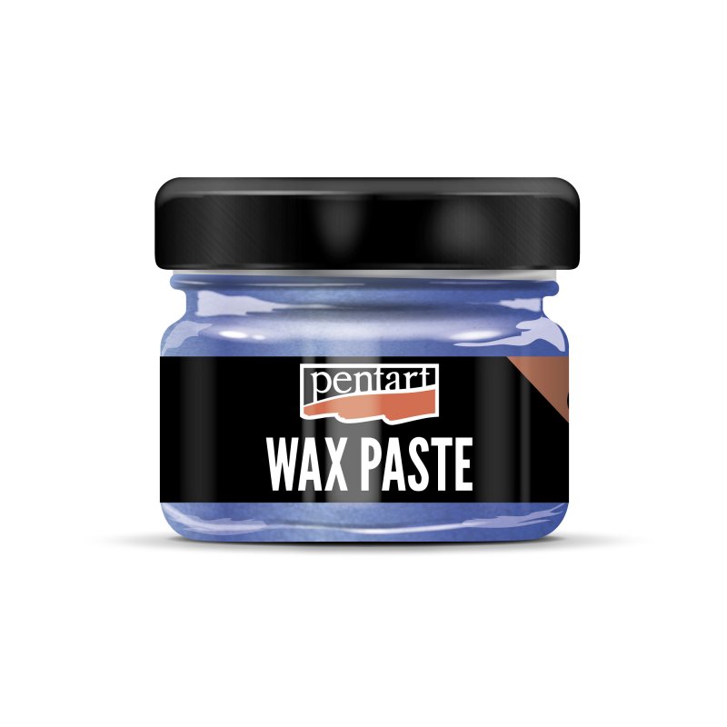 Pentart Farbige Bienenwachspaste 20 ml - Metallic Blau