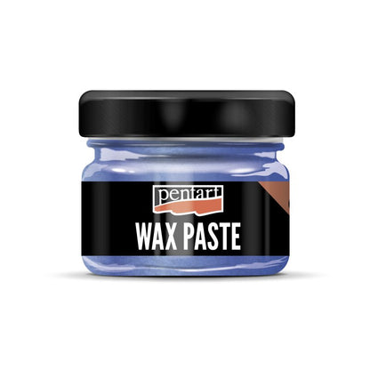 Pentart Farbige Bienenwachspaste 20 ml - Metallic Blau