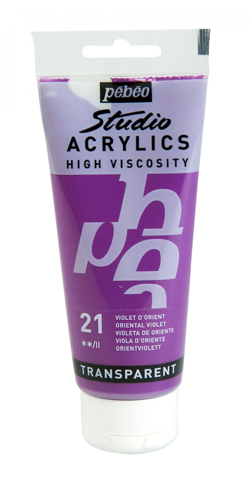 Pebeo Studio Acrylfarbe 100 ml - 21 - Orientviolett