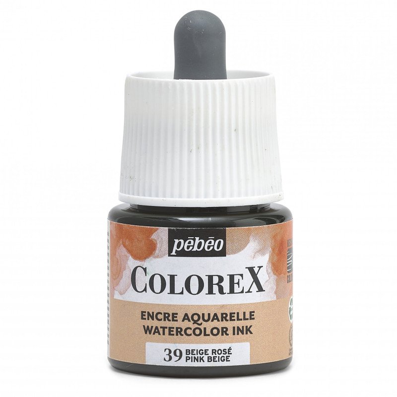 Pebeo Colorex Aquarelltinte 45 ml - 39 - Roze Beige