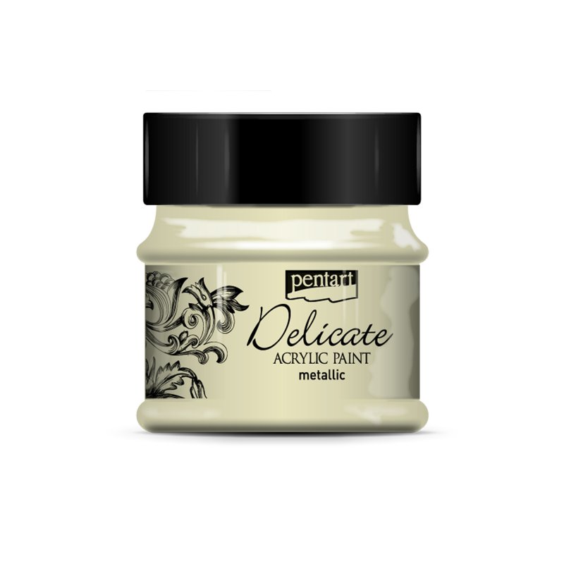 Pentart Delicate Metallic Acrylfarbe 50 ml - Dunkelgold