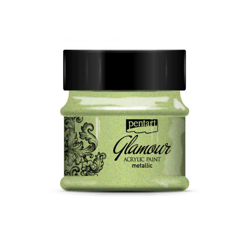 Pentart Glamour Metallic-Acrylfarbe 50 ml - Greenish Gold