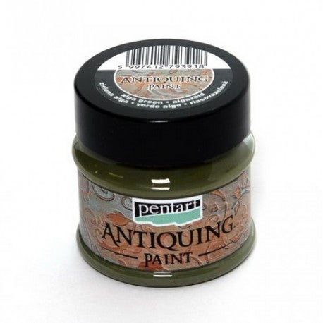 Pentart Antiquing Paint 50 ml - Alga Green