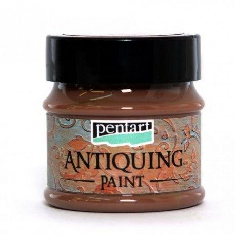 Pentart Antiquing Paint 50 ml - Dunkelbraun