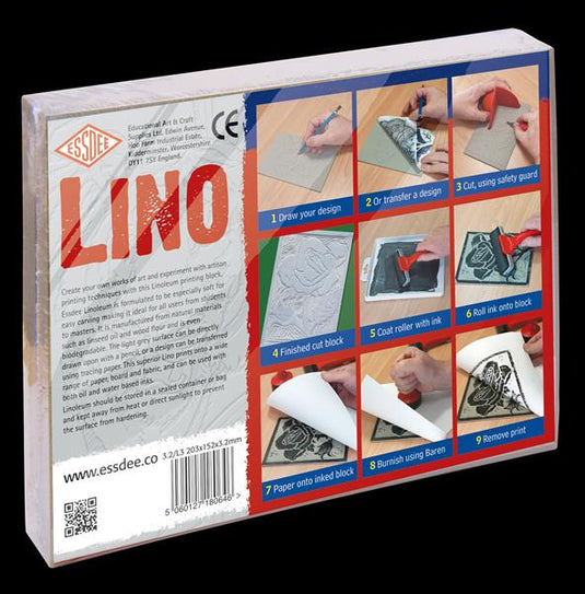 Essdee Art Print Linoldruckplatte 3.2 mm - 152x101x3.2 mm - 10 Stück