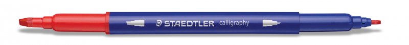 Staedtler Kalligrafiestifte mit Doppelspitze, 12-Farben-Set