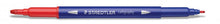 Staedtler Kalligrafiestifte mit Doppelspitze, 12-Farben-Set