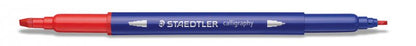 Staedtler Kalligrafiestifte mit Doppelspitze, 12-Farben-Set