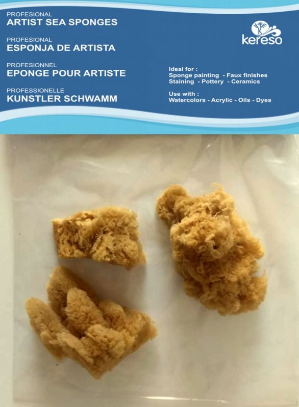 Kereso Natuurlijke Zee Sponzen Fijne Poriën