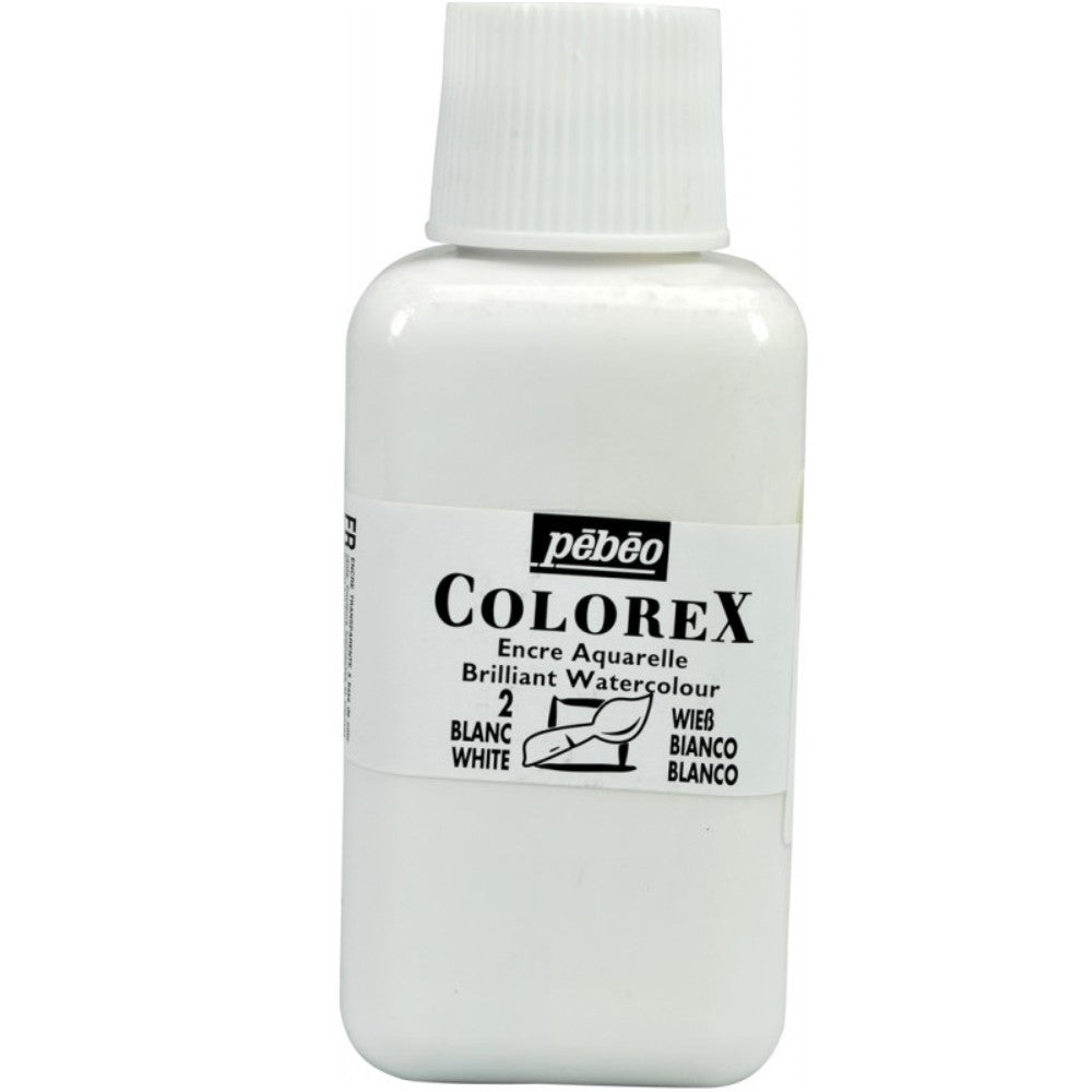 Pebeo Colorex Aquarelltinte 250 ml. - Weiß