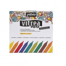 Pebeo Vitrea 160 Markers Glänzende Farben - Etui 9