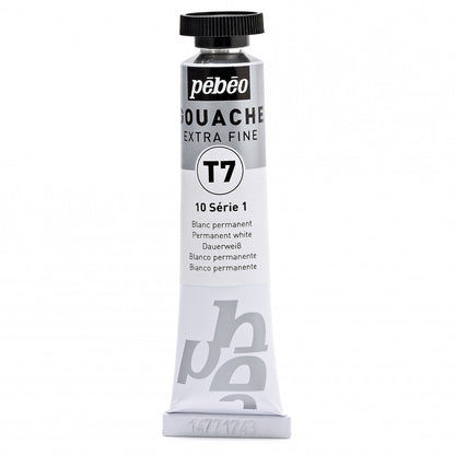 Pebeo Extra-Fijne Gouache T7 20 ml - Permanentweiß
