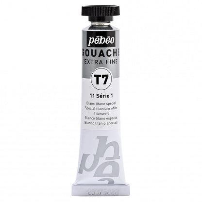 Pebeo Extra-Fijne Gouache T7 20 ml - Speciaal Titanweiß