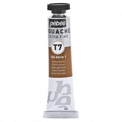 Pebeo Extra-Fijne Gouache T7 20 ml - Gebrannte Siena