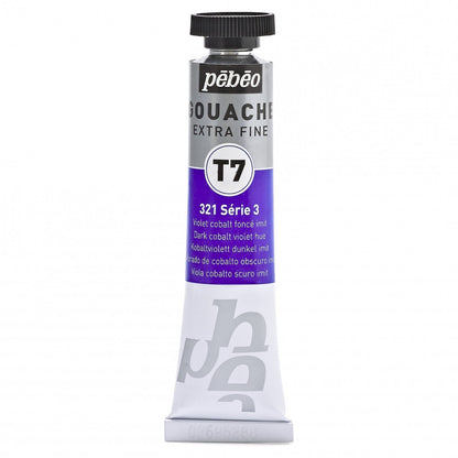 Pebeo Extra-Fijne Gouache T7 20 ml - Dunkel Kobaltviolett Imitation